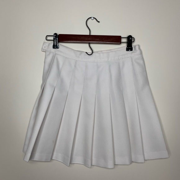 American Apparel Dresses & Skirts - American Apparel White Pleated Skirt